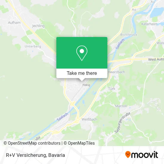 R+V Versicherung map