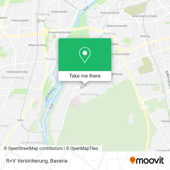 R+V Versicherung map