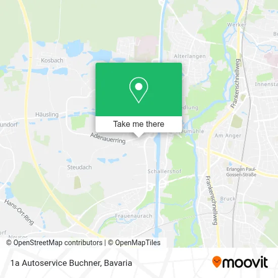 1a Autoservice Buchner map