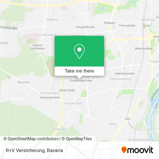 R+V Versicherung map