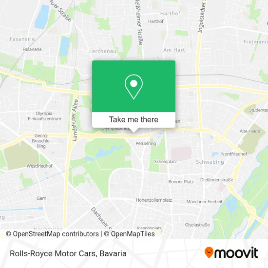 Rolls-Royce Motor Cars map