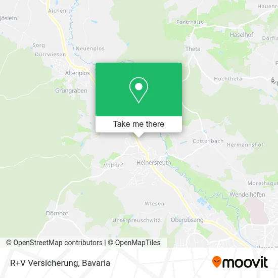 R+V Versicherung map