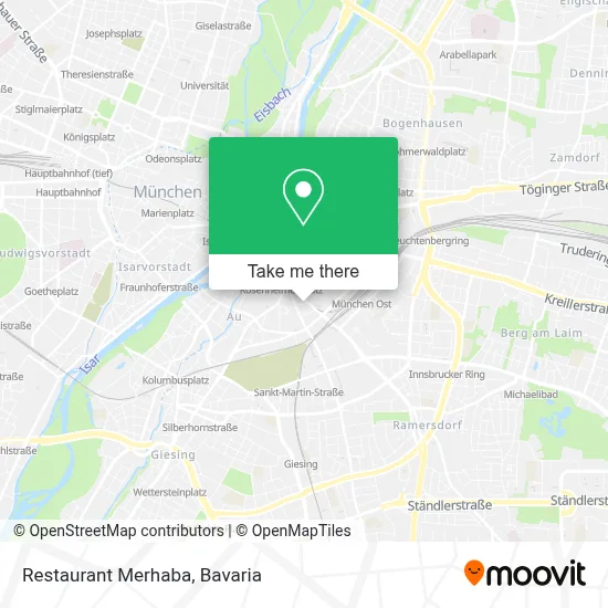 Restaurant Merhaba map