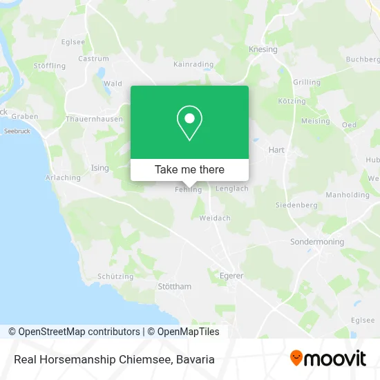 Real Horsemanship Chiemsee map