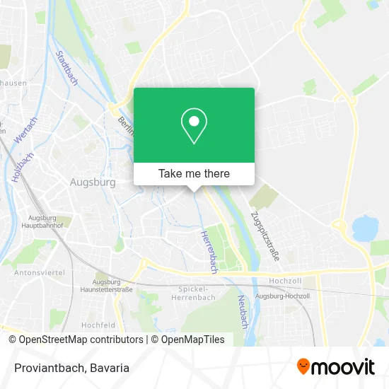 Proviantbach map