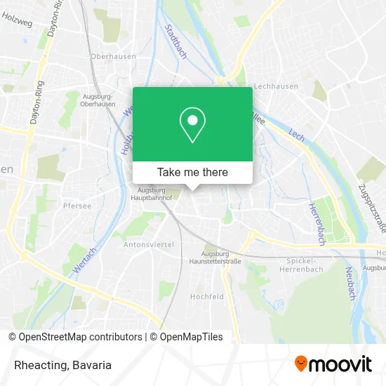 Rheacting map
