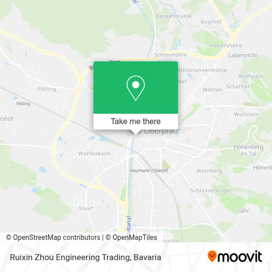 Ruixin Zhou Engineering Trading map