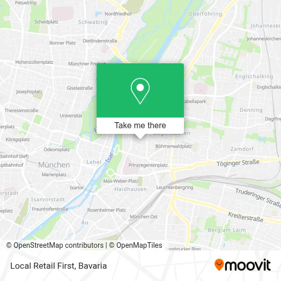 Local Retail First map