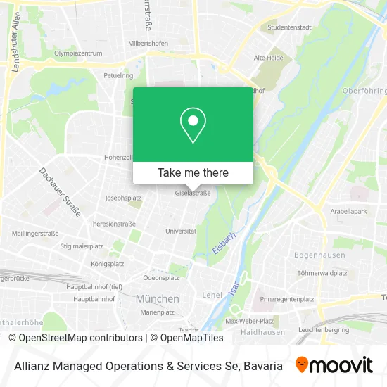 Allianz Managed Operations & Services Se map