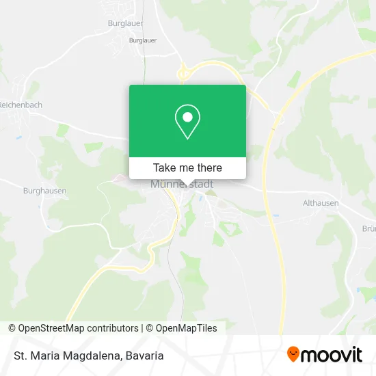 St. Maria Magdalena map