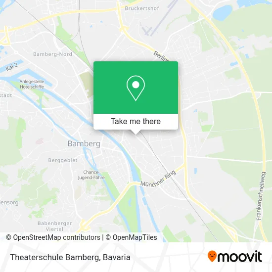 Theaterschule Bamberg map