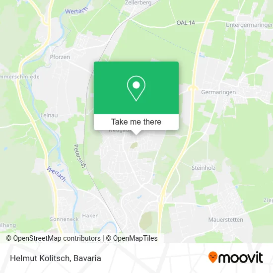 Helmut Kolitsch map