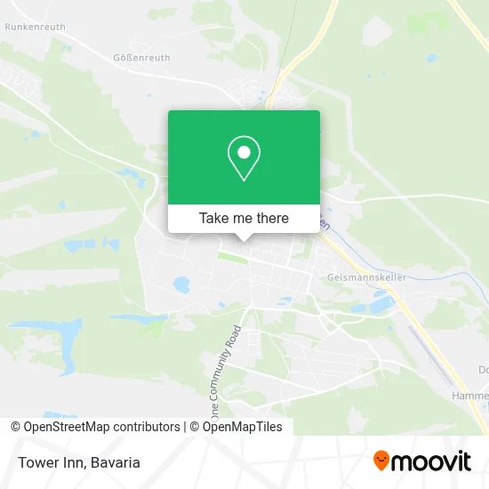Tower Inn map