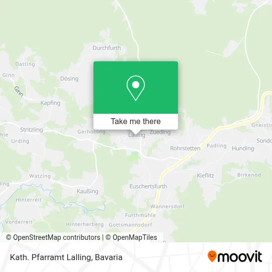 Kath. Pfarramt Lalling map