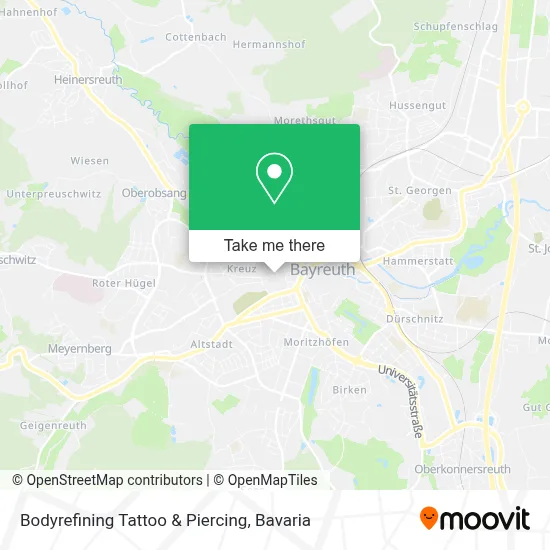 Bodyrefining Tattoo & Piercing map