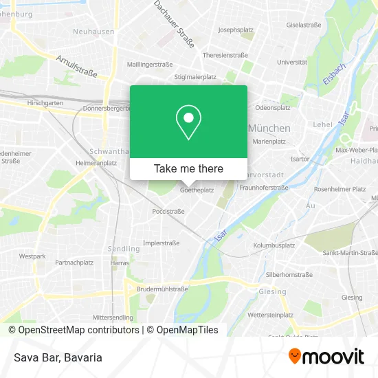 Sava Bar map