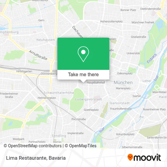 Lima Restaurante map