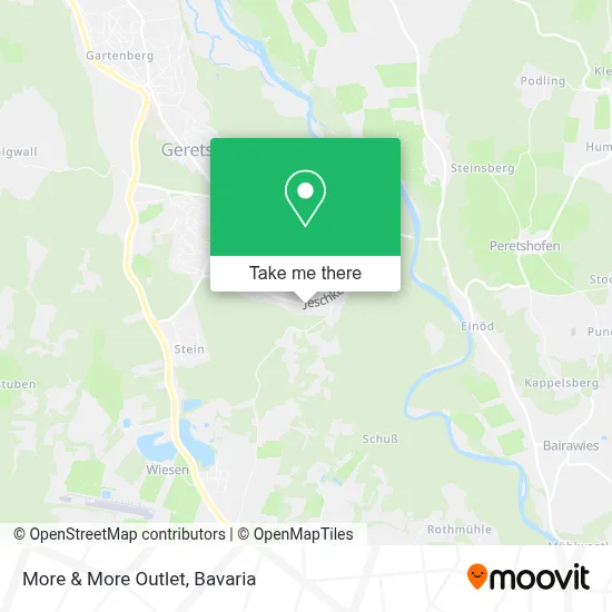 More & More Outlet map