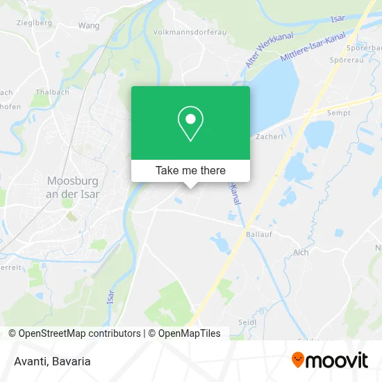 Avanti map