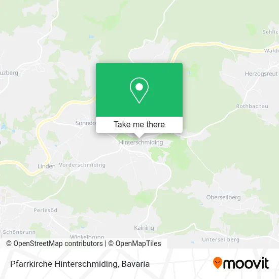 Pfarrkirche Hinterschmiding map
