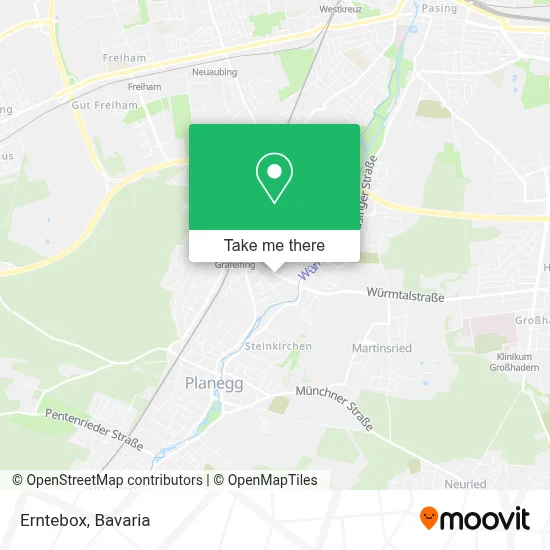 Erntebox map