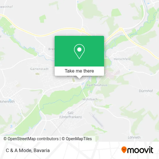 C & A Mode map