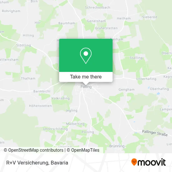 R+V Versicherung map