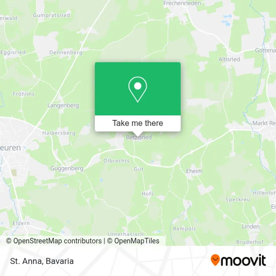 St. Anna map