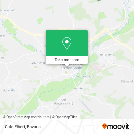 Cafe Elbert map