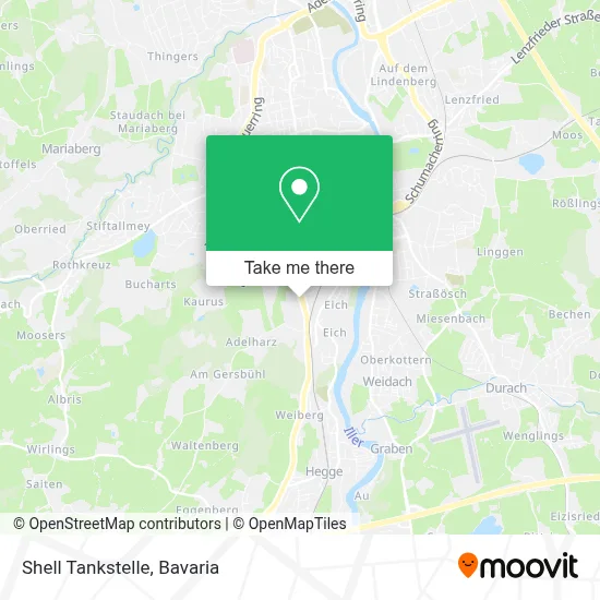 Shell Tankstelle map