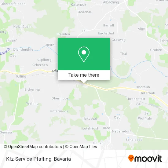 Kfz-Service Pfaffing map