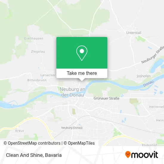 Clean And Shine map