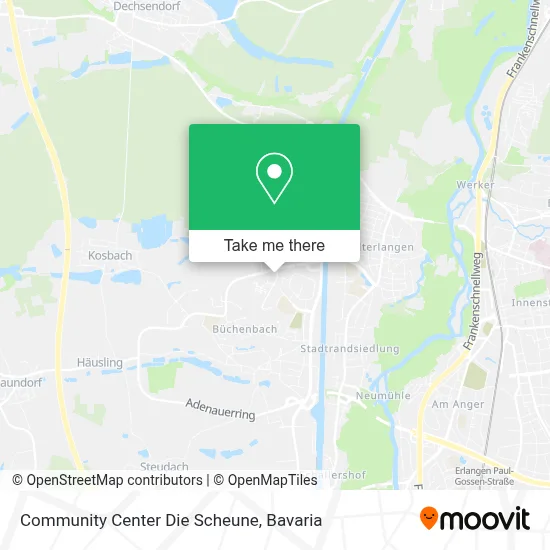 Community Center Die Scheune map