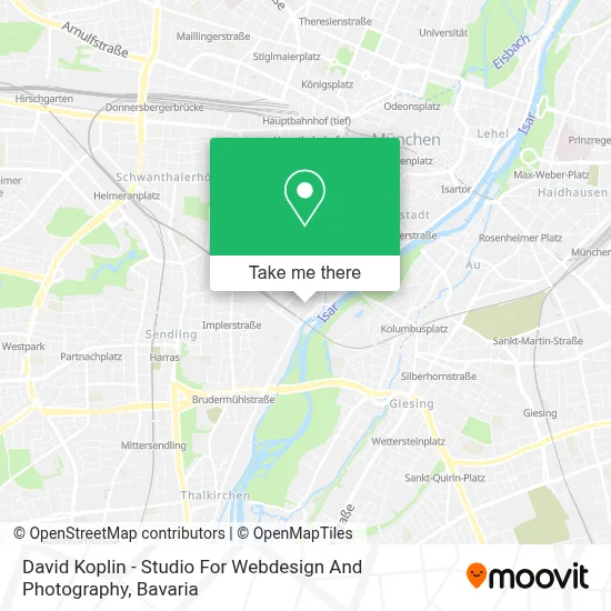 David Koplin - Studio For Webdesign And Photography map