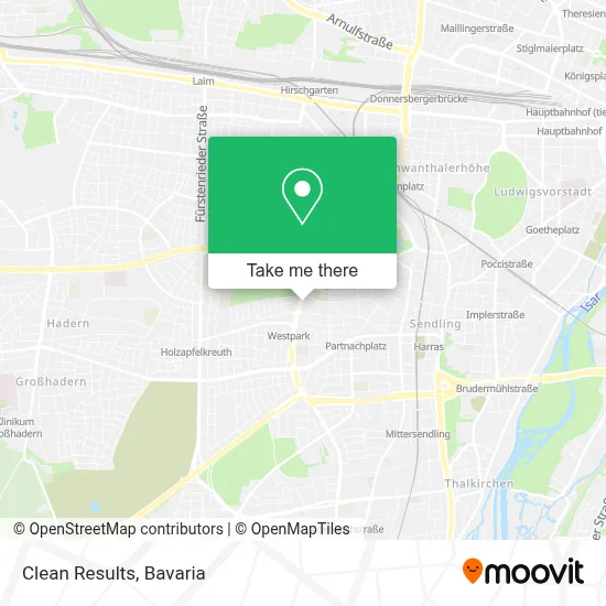 Clean Results map