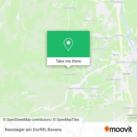 Basislager am Dorflift map