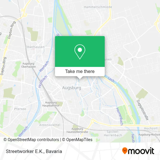 Streetworker E.K. map
