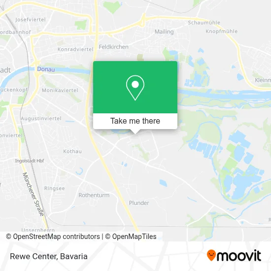 Rewe Center map
