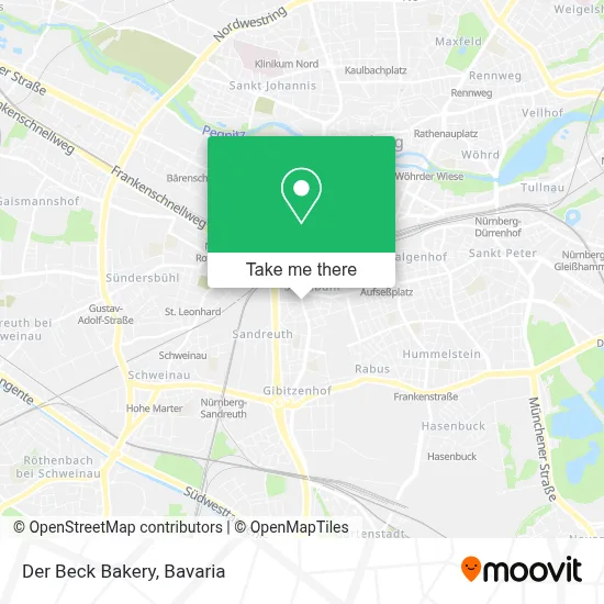 Der Beck Bakery map