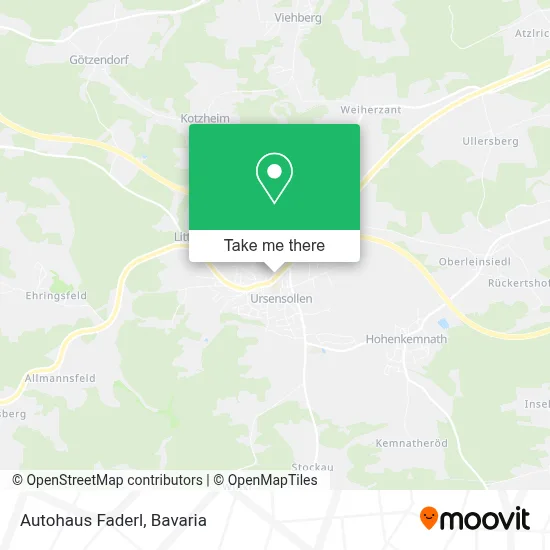 Autohaus Faderl map