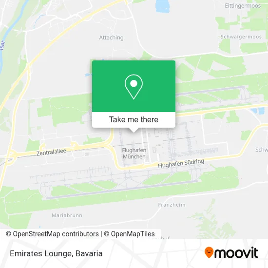 Emirates Lounge map