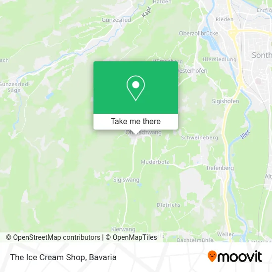 The Ice Cream Shop map