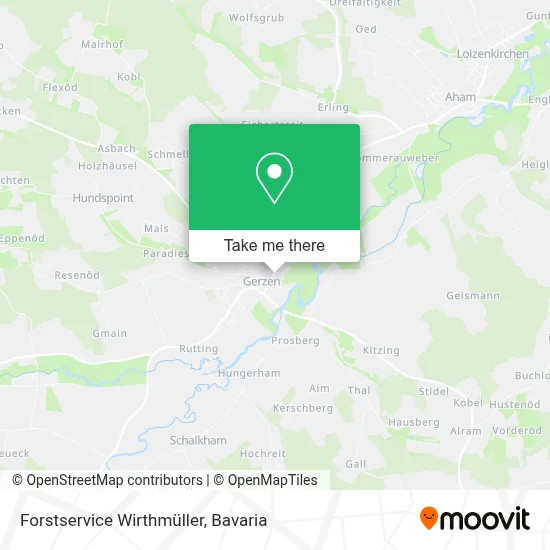 Forstservice Wirthmüller map