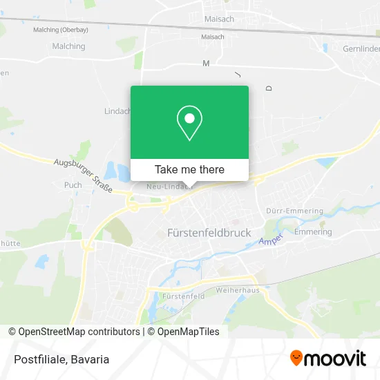 Postfiliale map
