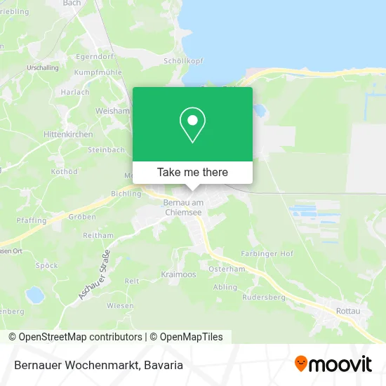 Bernauer Wochenmarkt map