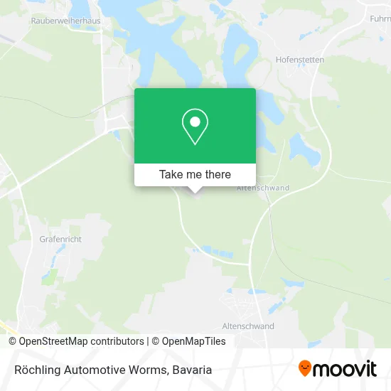 Röchling Automotive Worms map