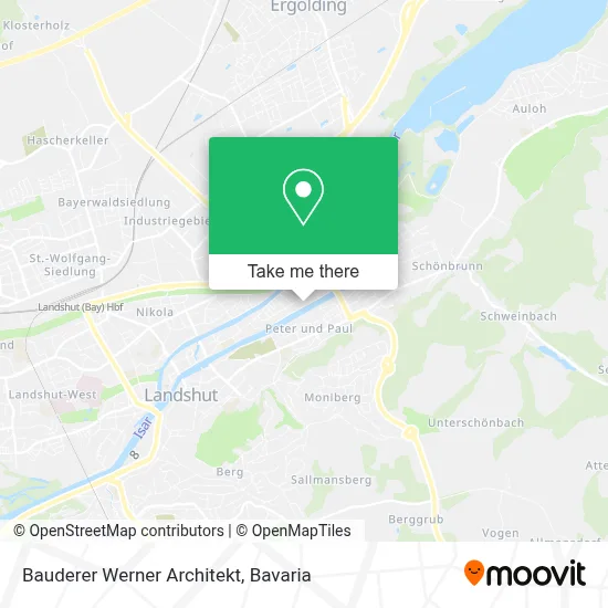 Bauderer Werner Architekt map