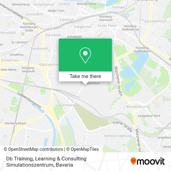 Db Training, Learning & Consulting Simulationszentrum map