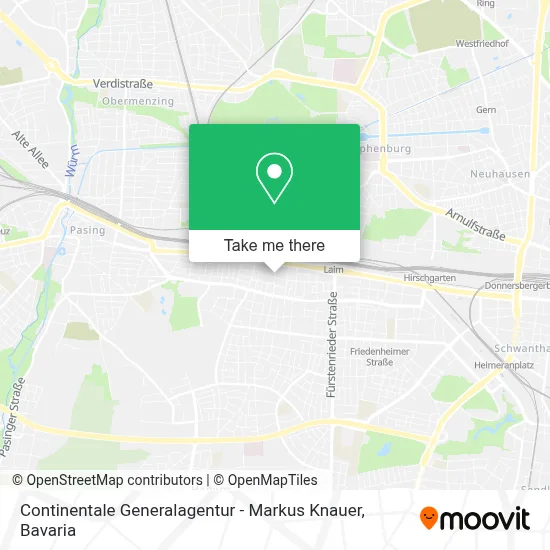 Continentale Generalagentur - Markus Knauer map