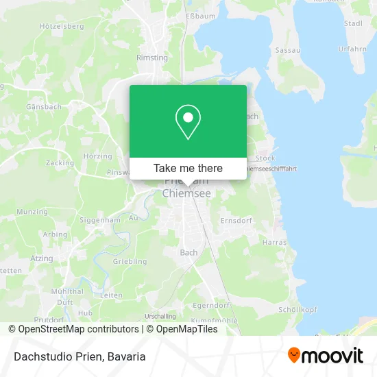 Dachstudio Prien map